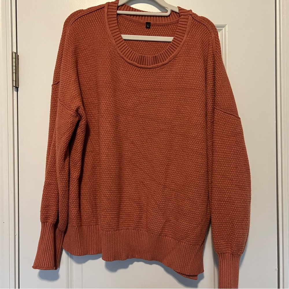 Women's Orange Sweater